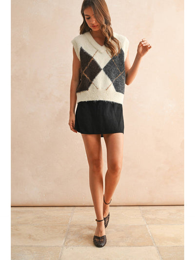 Ashley Argyle Vest