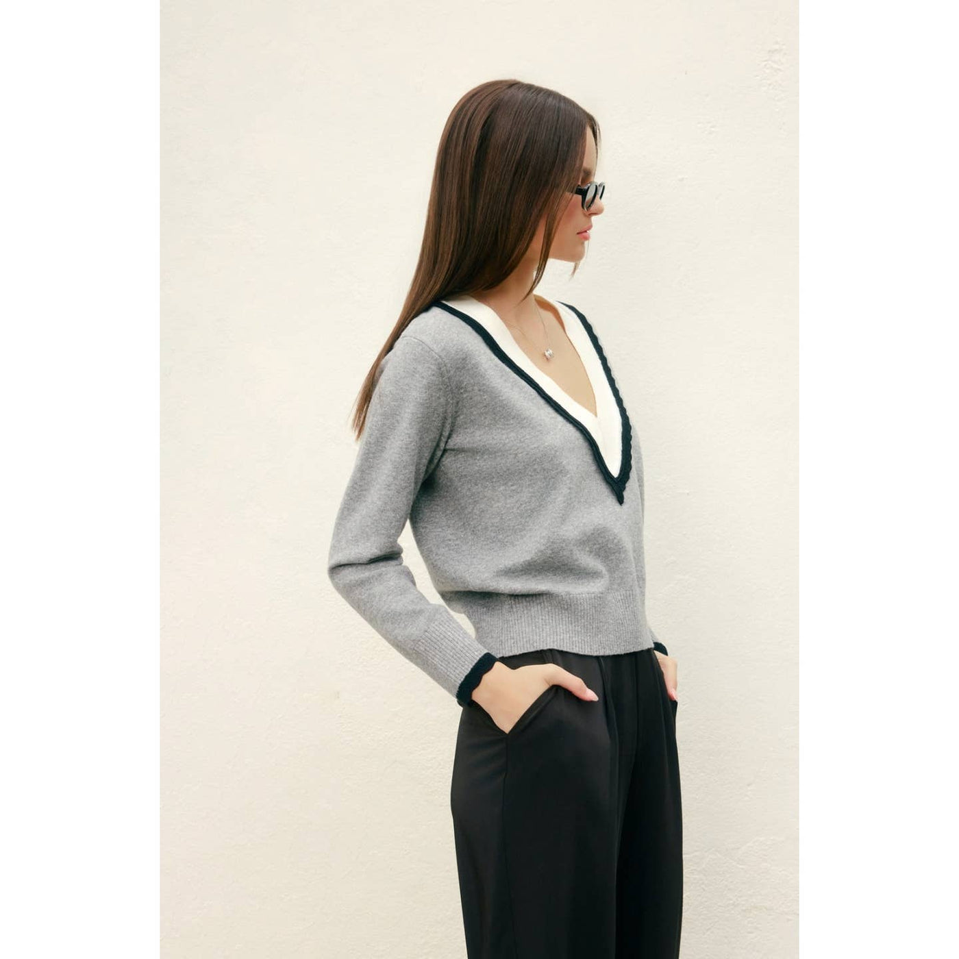 Varnia V-Neck Sweater