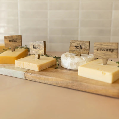 Wood Cheese Markers (6)
