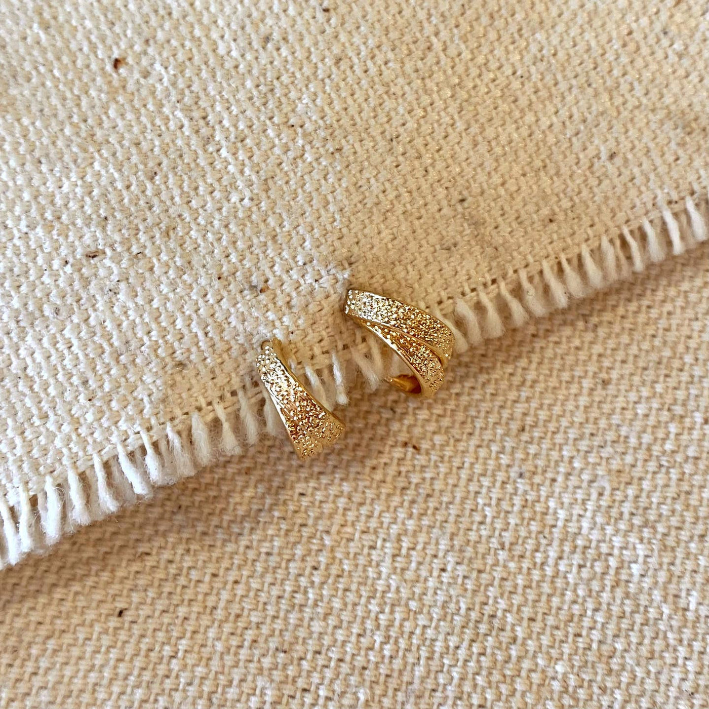 Stefani Mini Double Hoops