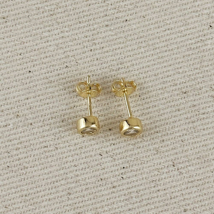 Mini Round CZ Studs