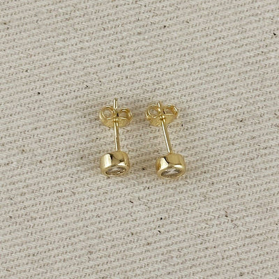 Mini Round CZ Studs