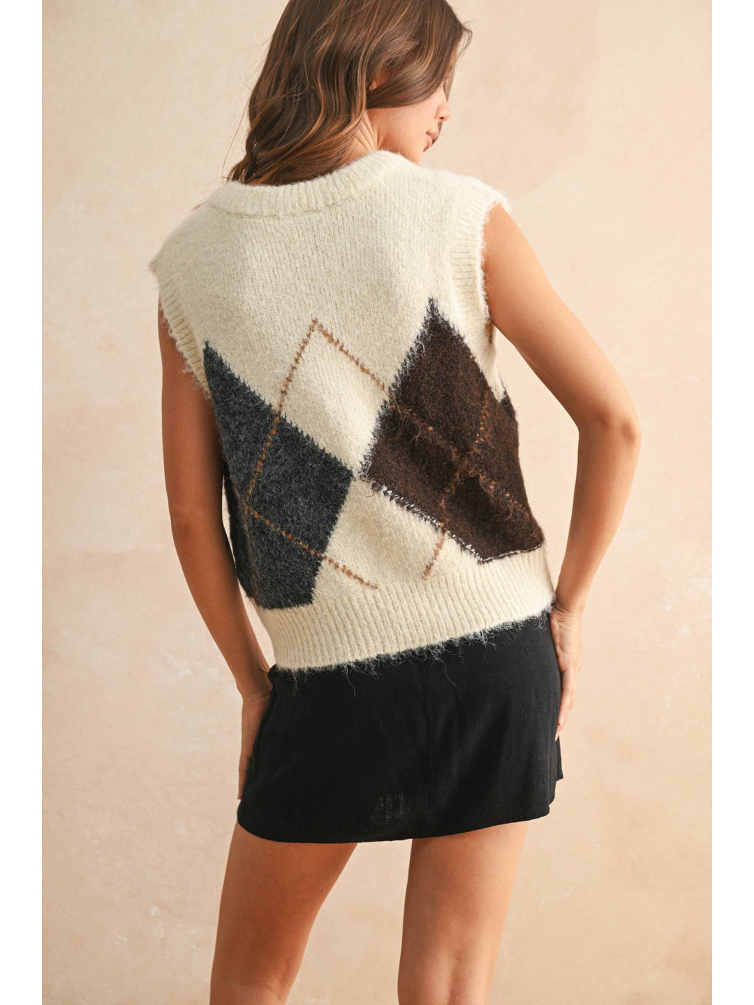 Ashley Argyle Vest
