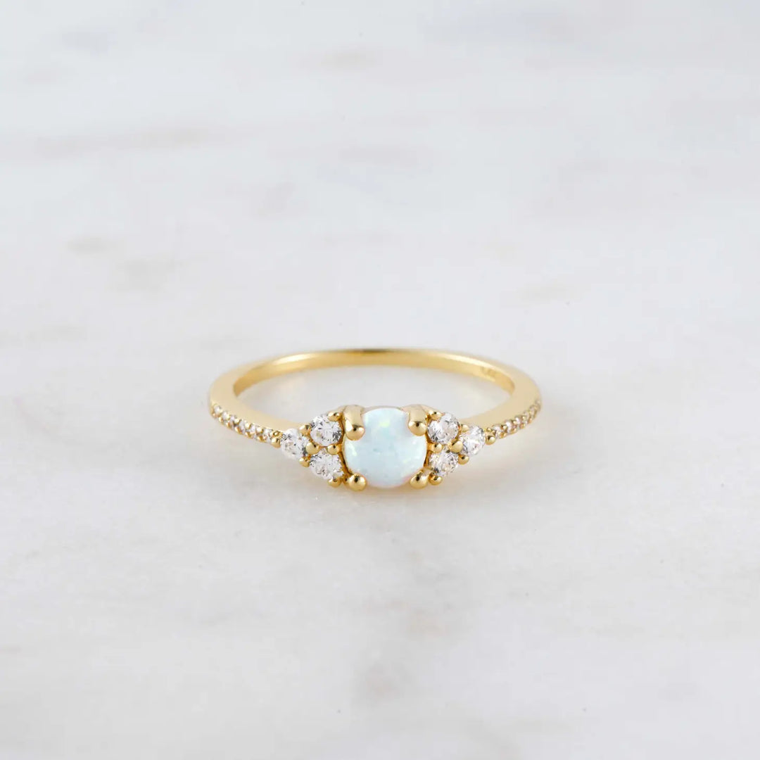 Dainty Opal Ring