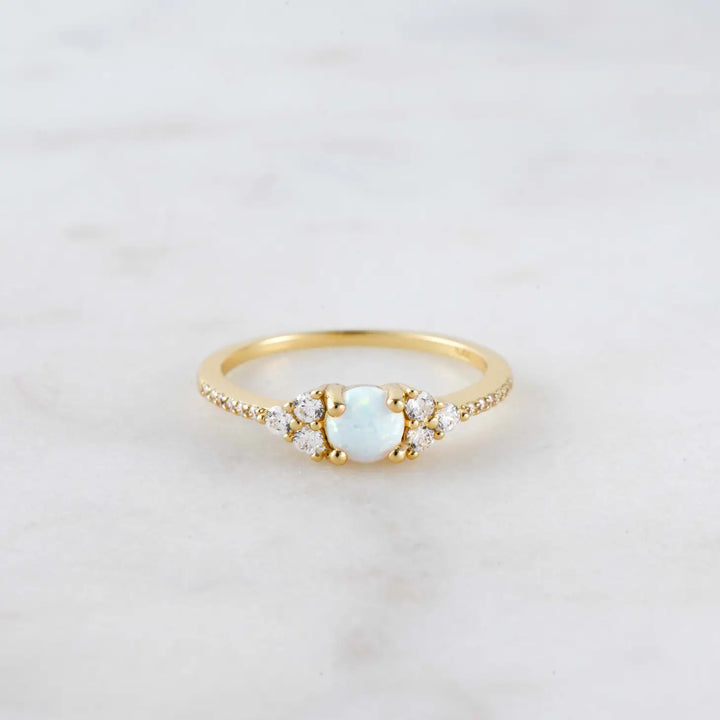 Dainty Opal Ring