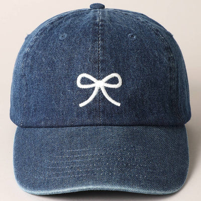 Bow Cord Baseball Cap