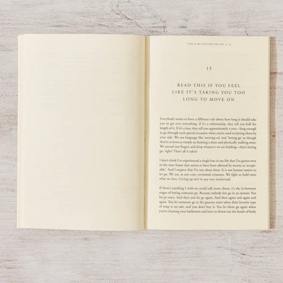 This is Me Letting You Go