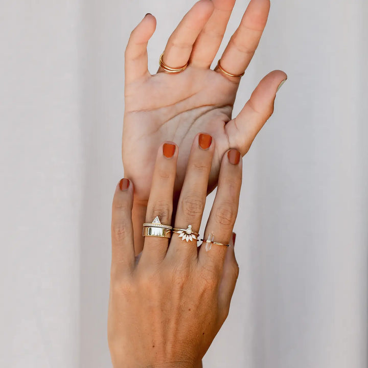 Opal Crown Ring