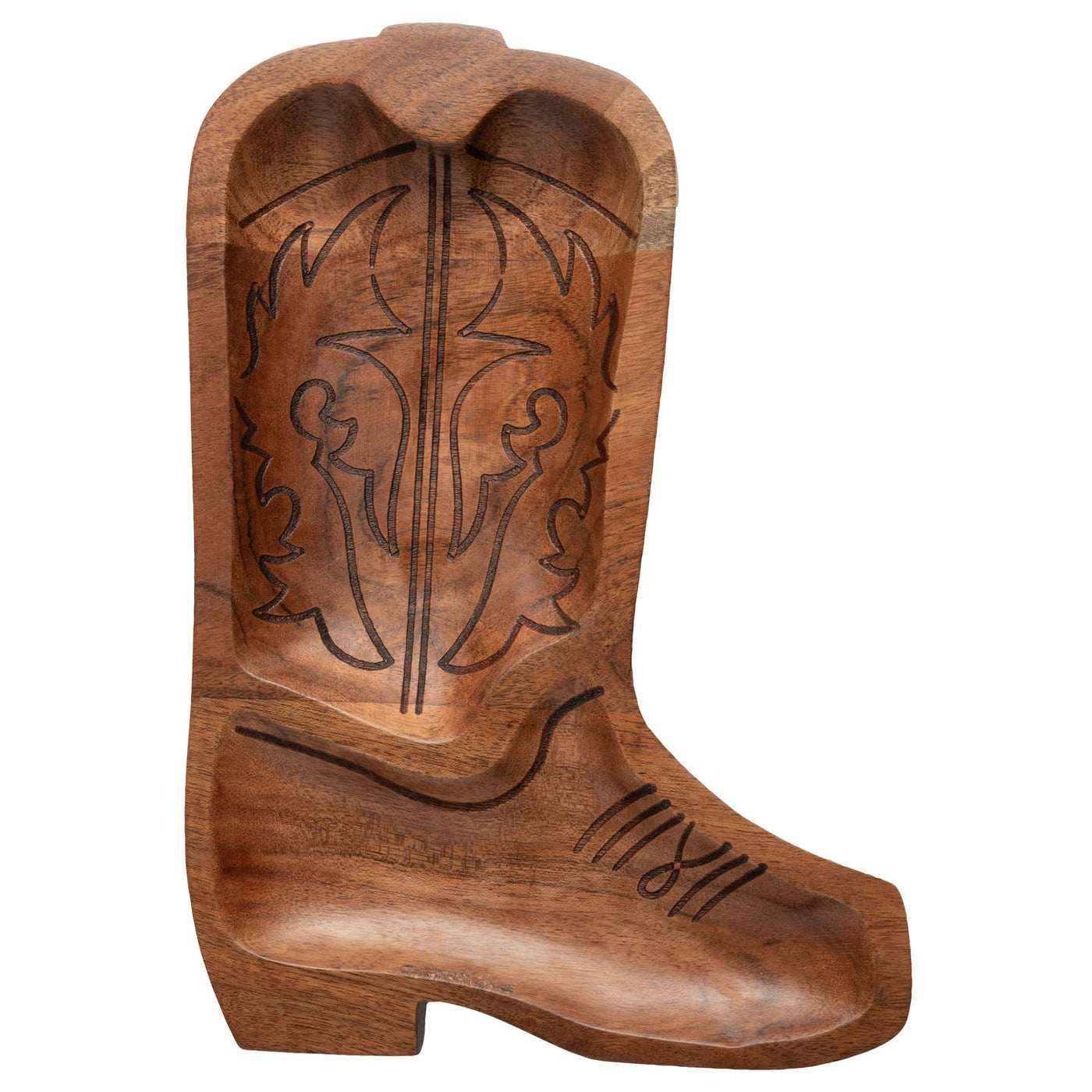 Boot Shaped Wood Bowl