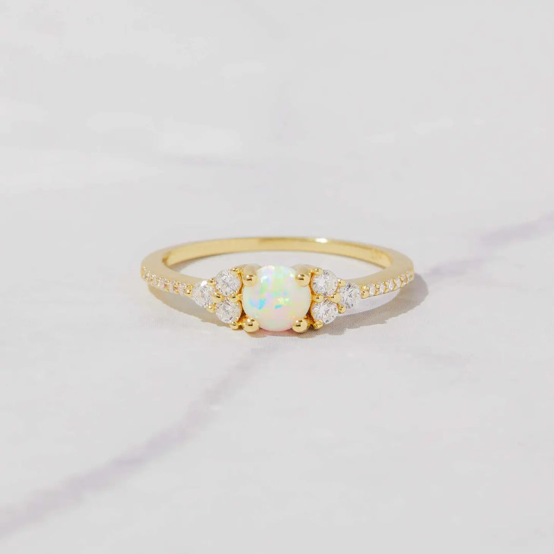 Dainty Opal Ring