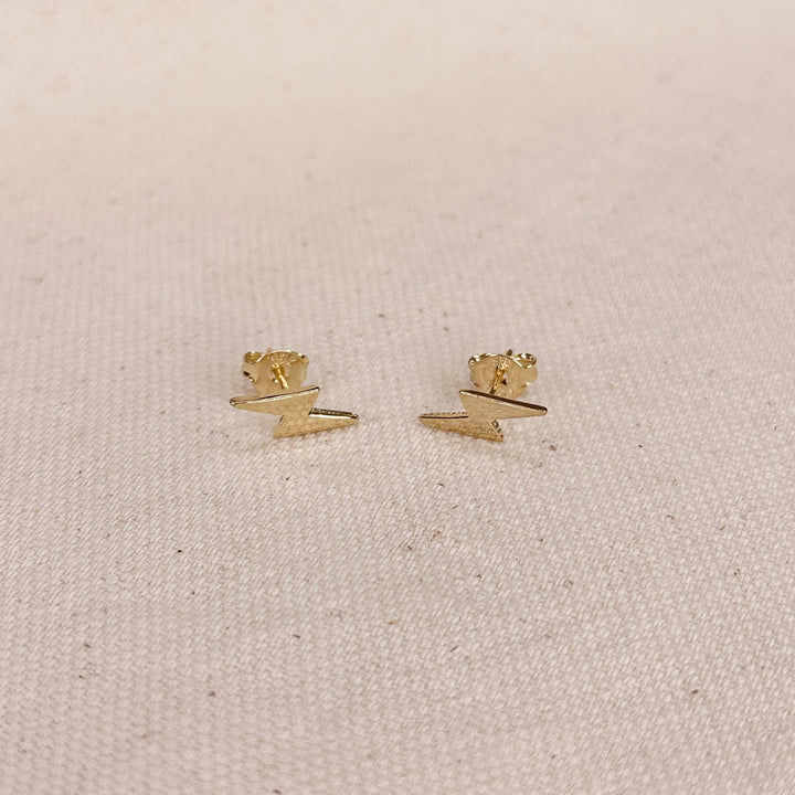 Mini Lightning Bolt Studs