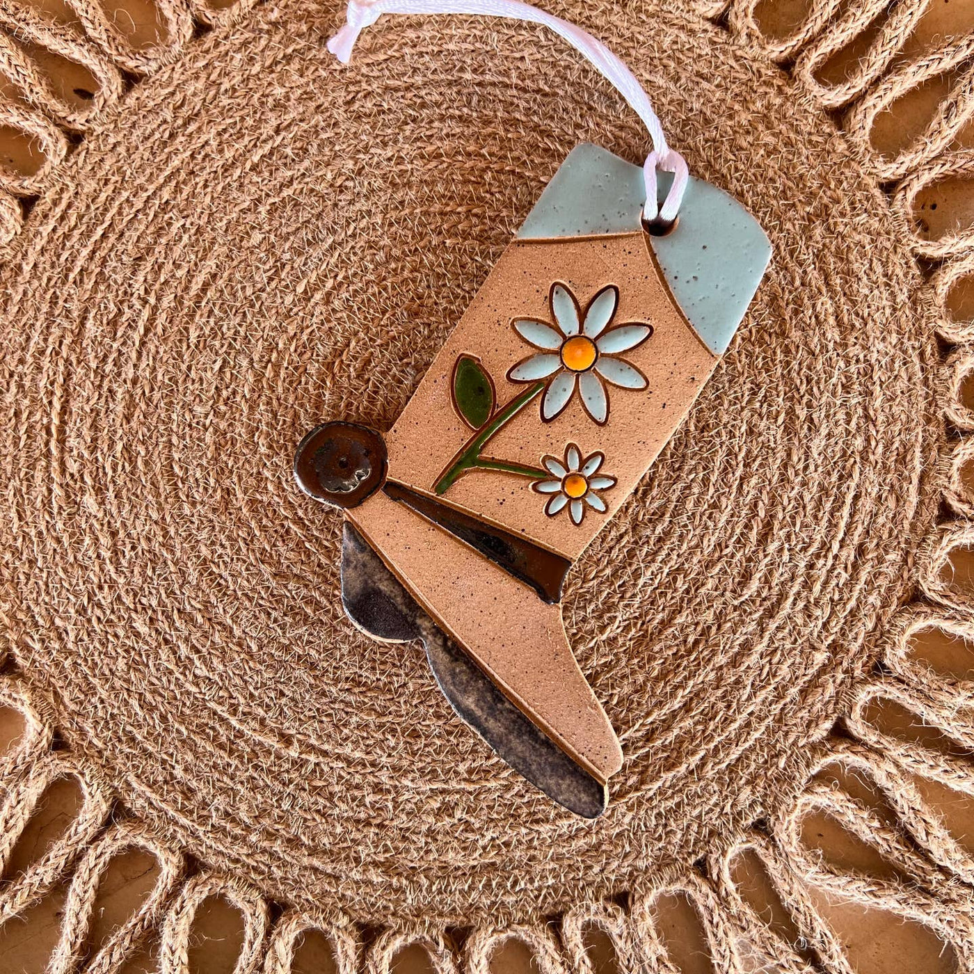 Ceramic Boot Ornament