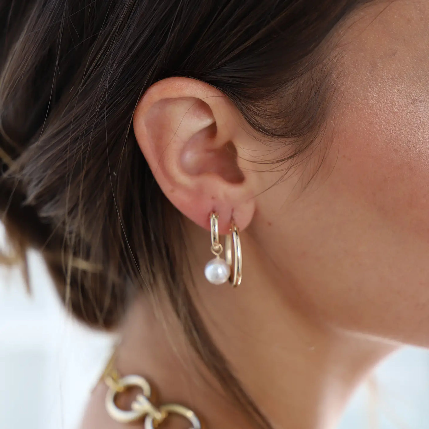 Audrey Pearl Earrings