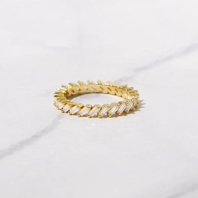 Slanted Baguette Ring