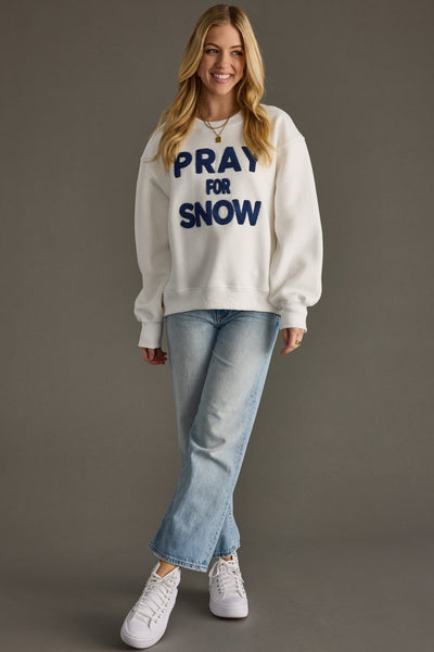 Pray For Snow Sweatshirt