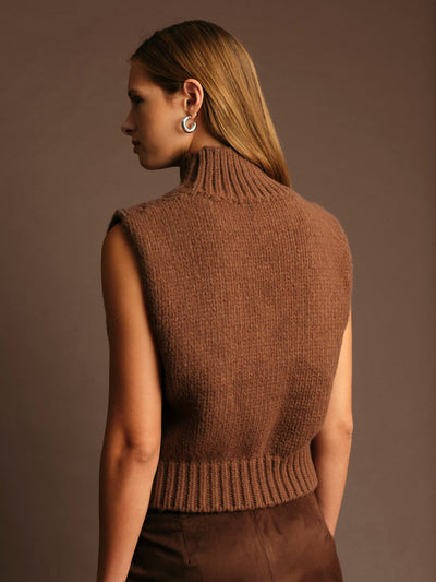 Georgina Turtleneck vest