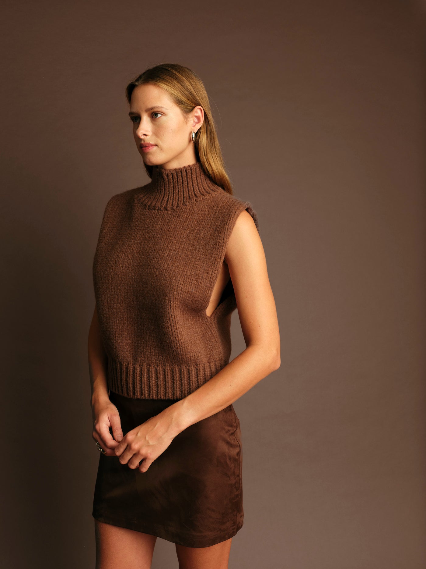 Georgina Turtleneck vest