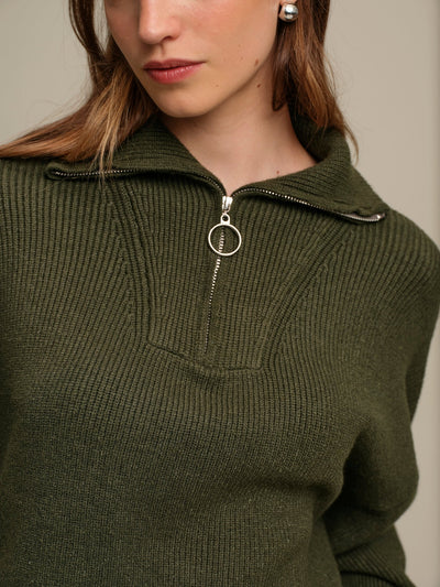 Claire Half-Zip Sweater