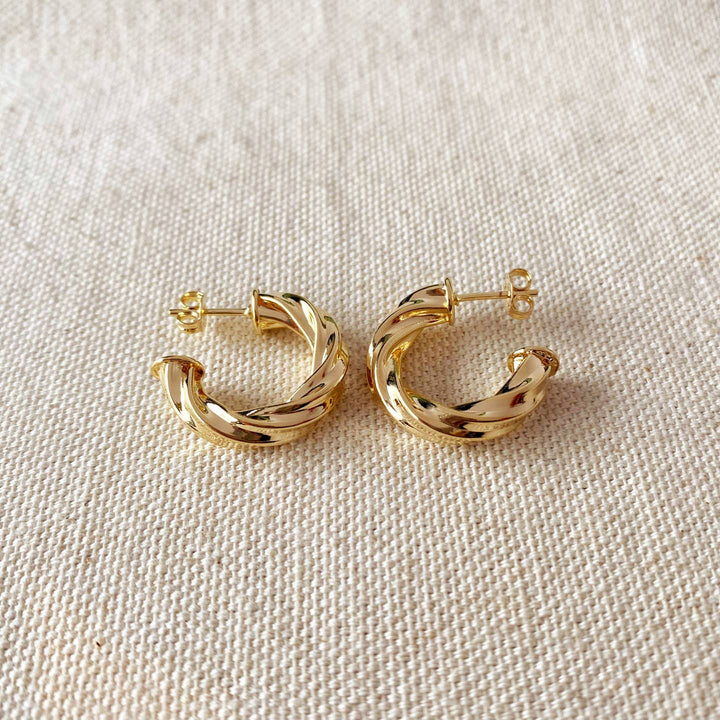 Twisted Half Hoops