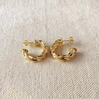 Twisted Half Hoops