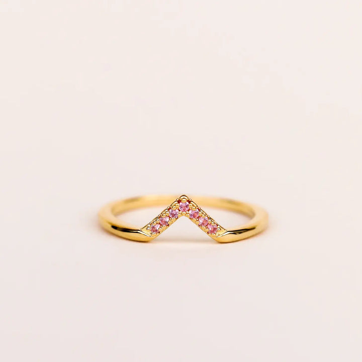 Pink Lambda Ring