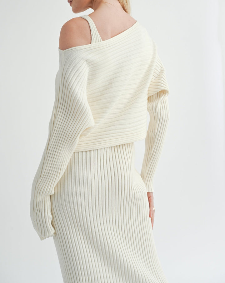 Ganni Dress + Sweater Set