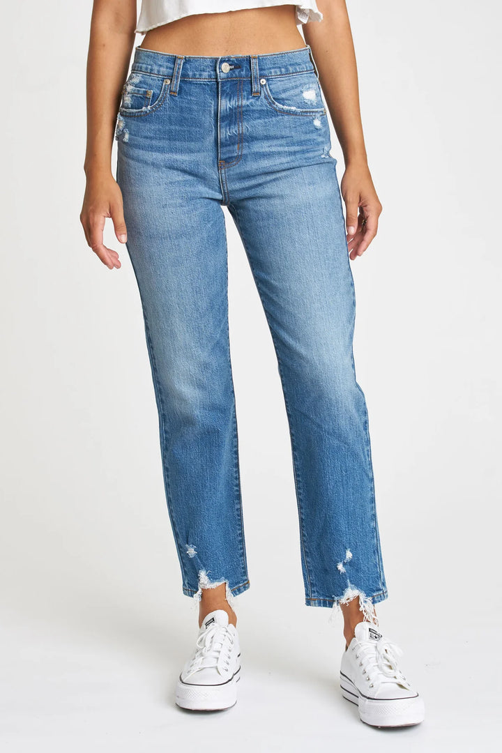 Daze Denim/ The Straight Up- High Rise Straight Ankle