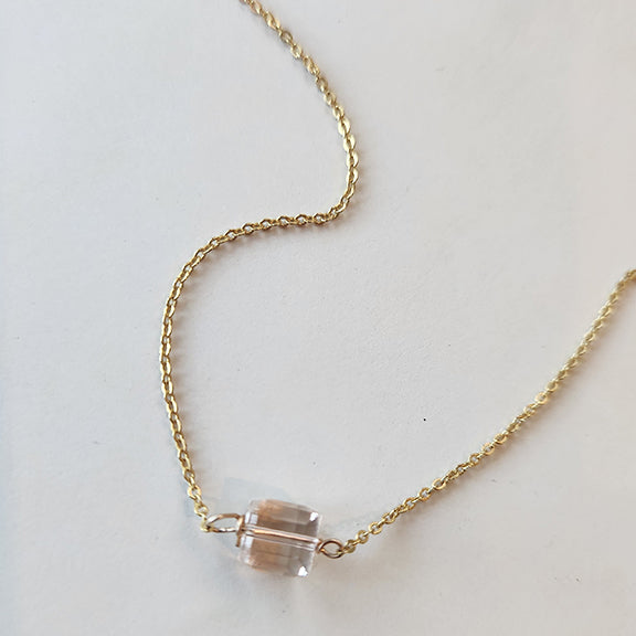 Swarovski Cube Necklace