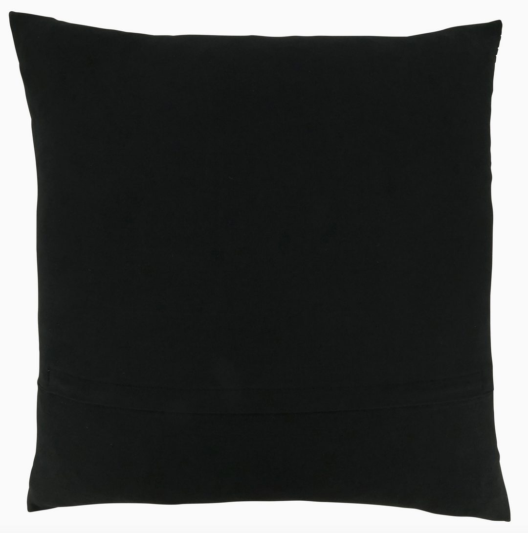 Embroidered Mudcloth Pillow