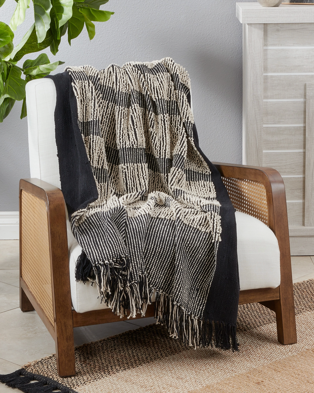 Striped Throw