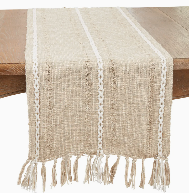 Taupe Table Runner