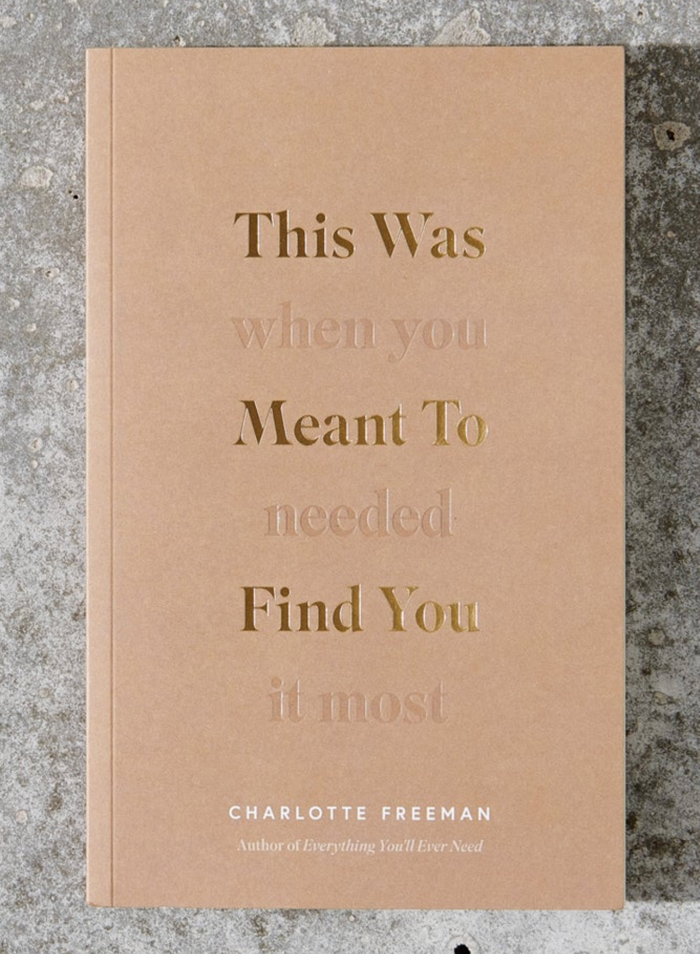 This Was Meant to Find You