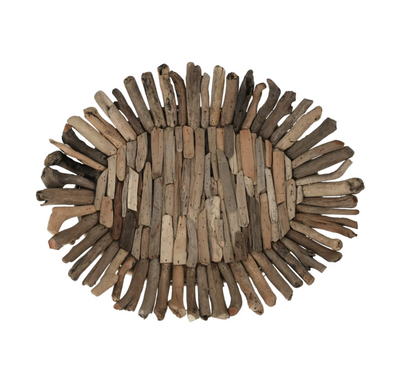 Oval Driftwood Tray