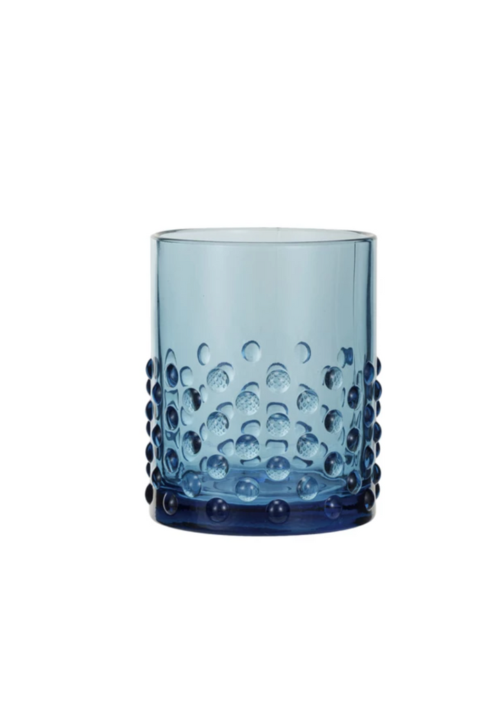 Blue Skies Hobnail Glass