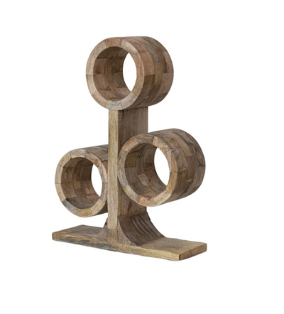 Mango Wood Wine Rack