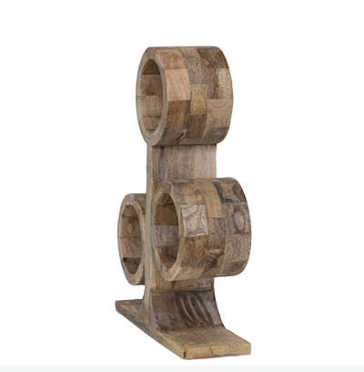 Mango Wood Wine Rack