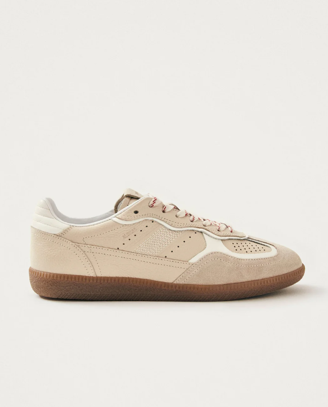 Rife Grain Cream Sneakers