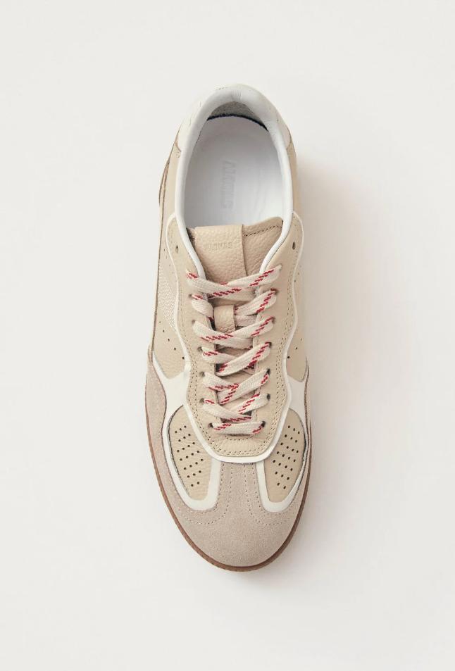 Rife Grain Cream Sneakers