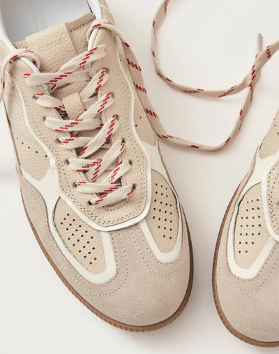 Rife Grain Cream Sneakers
