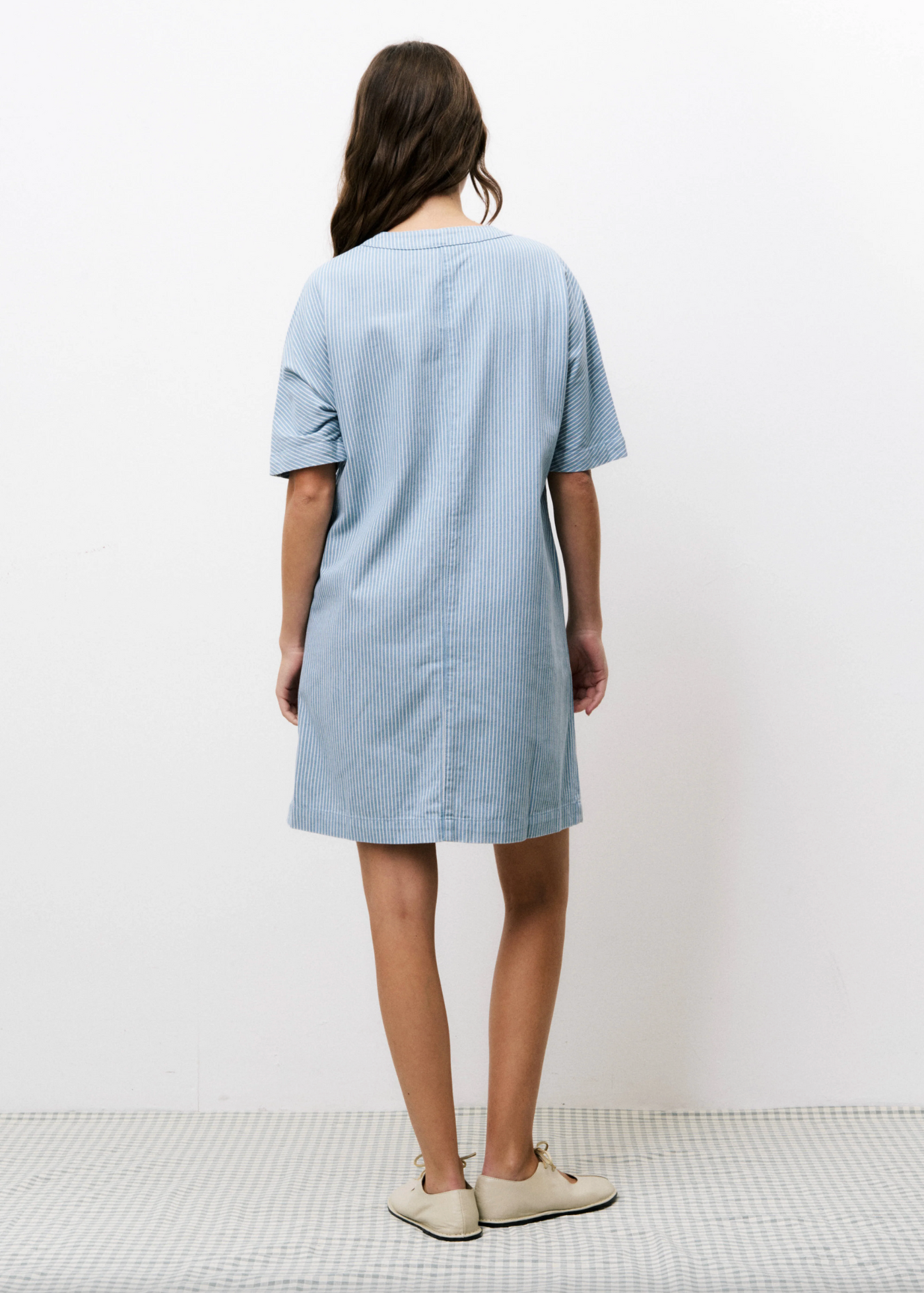 Harper Chambray Stripe Dress