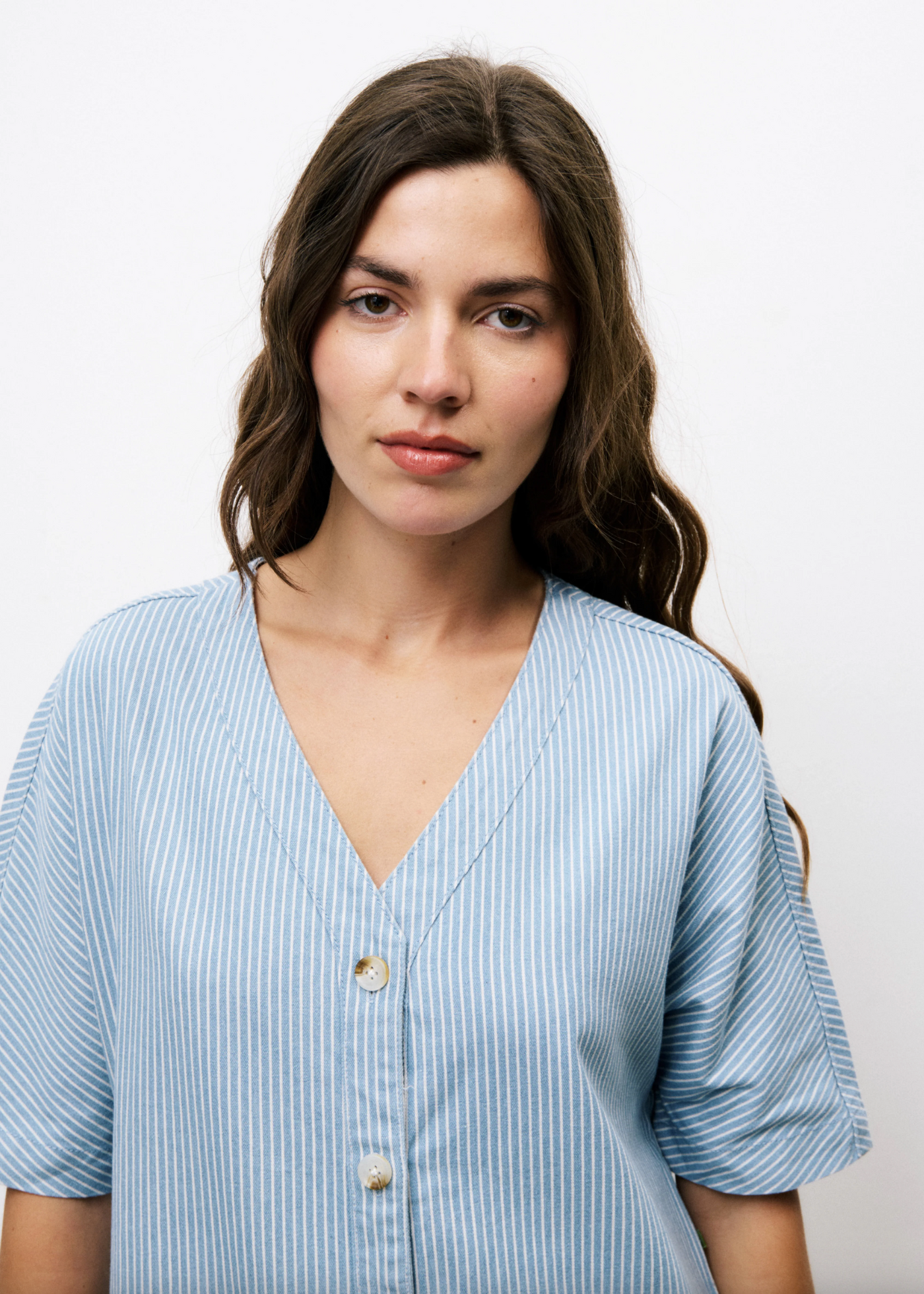 Harper Chambray Stripe Dress