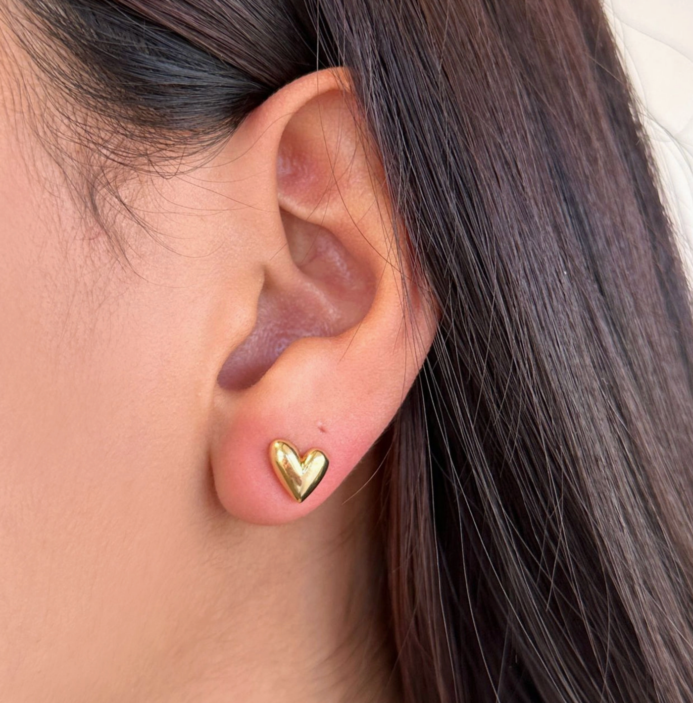 Organic Heart Stud