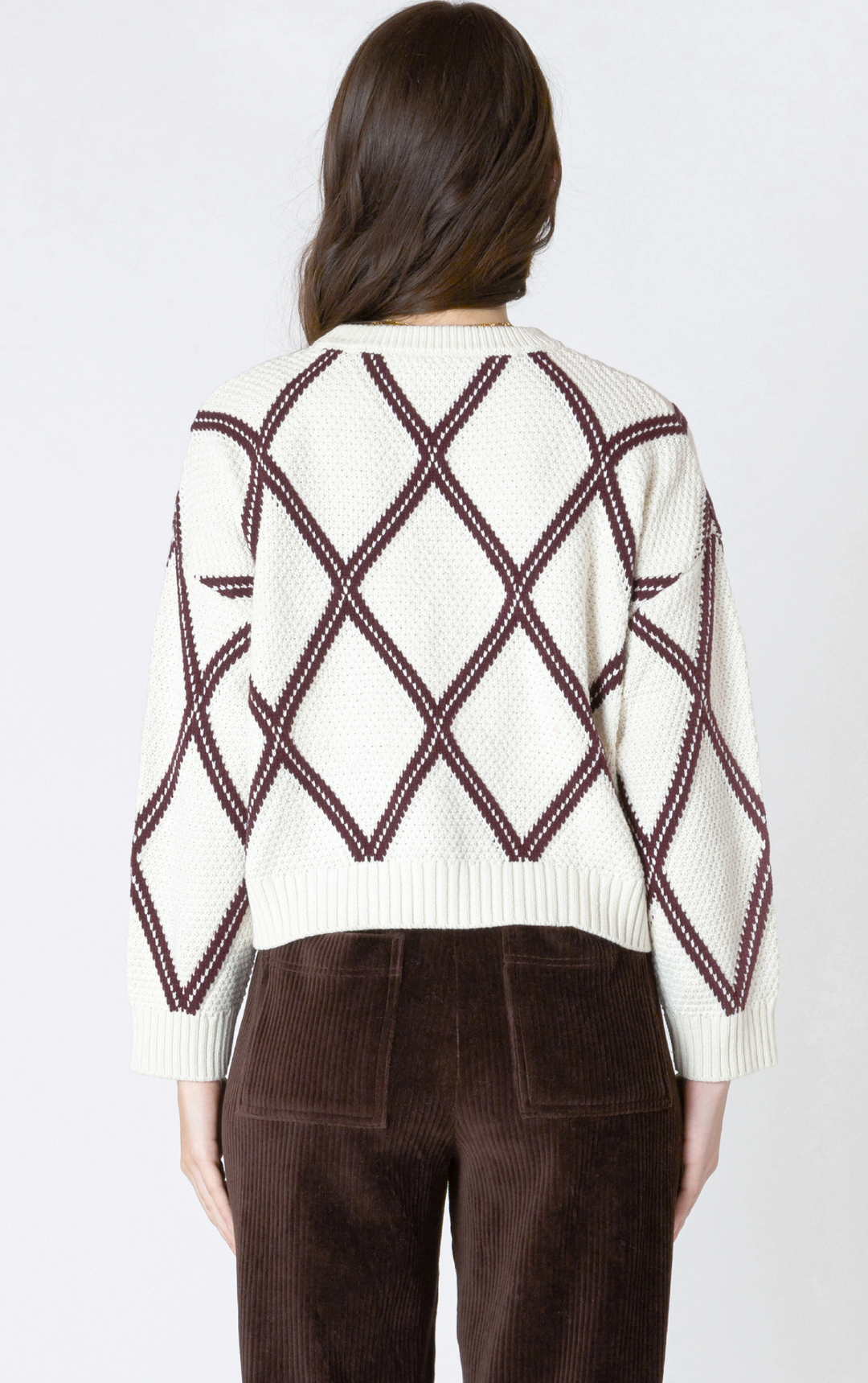Diamond Check Sweater