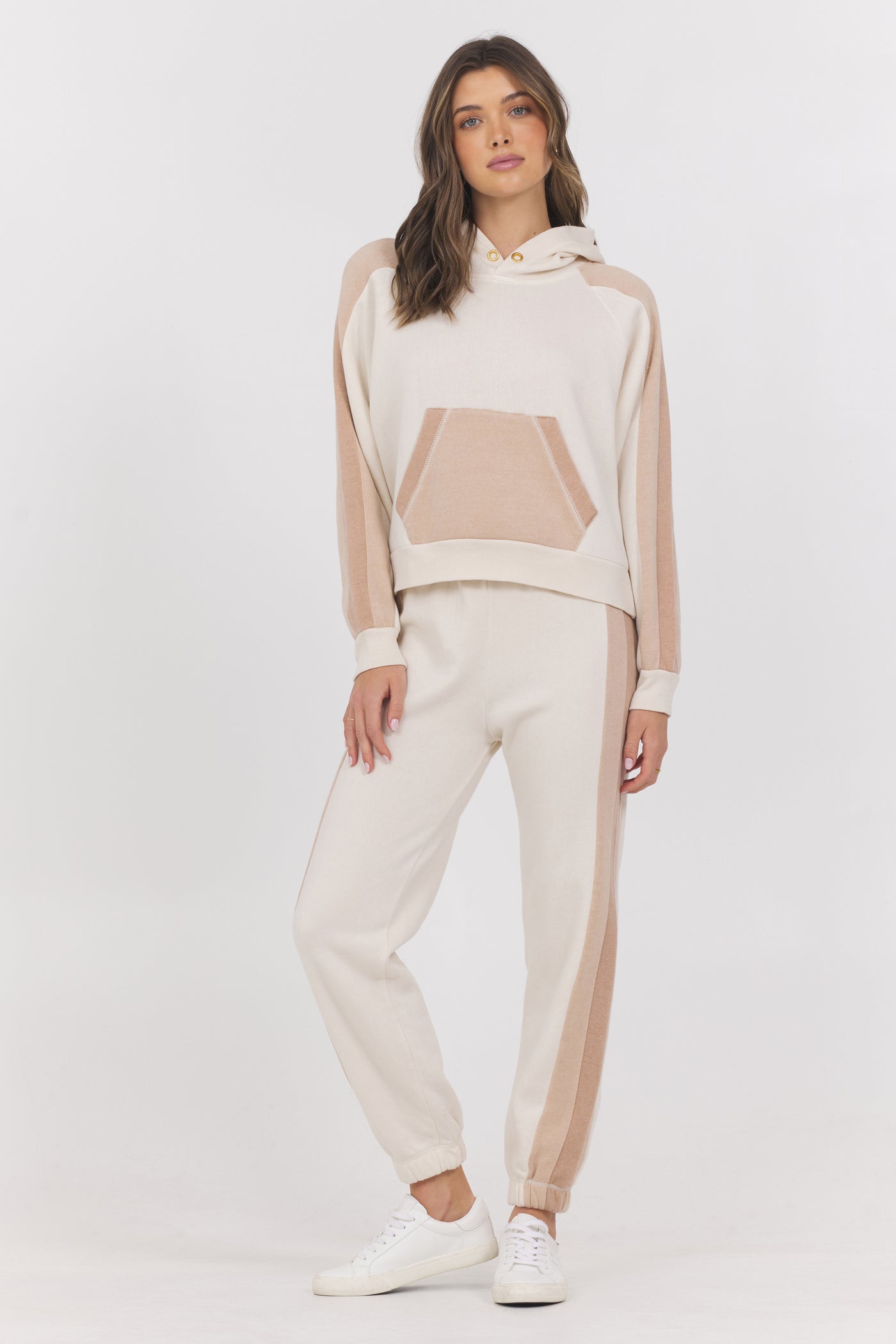 Striped Fleece Joggers