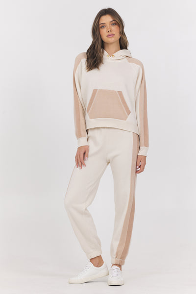 Striped Fleece Joggers