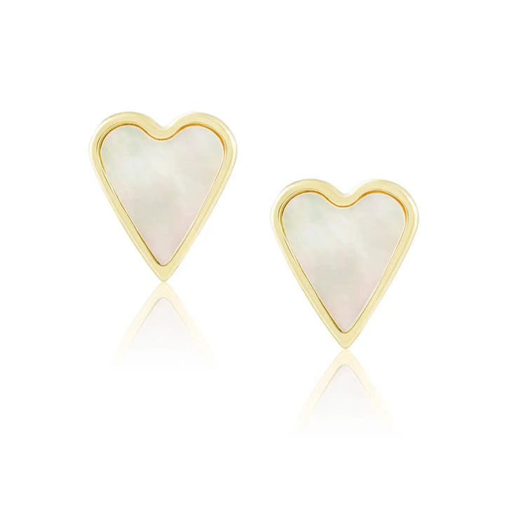 Aubrey Heart Studs