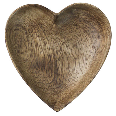 Wood Heart Tray