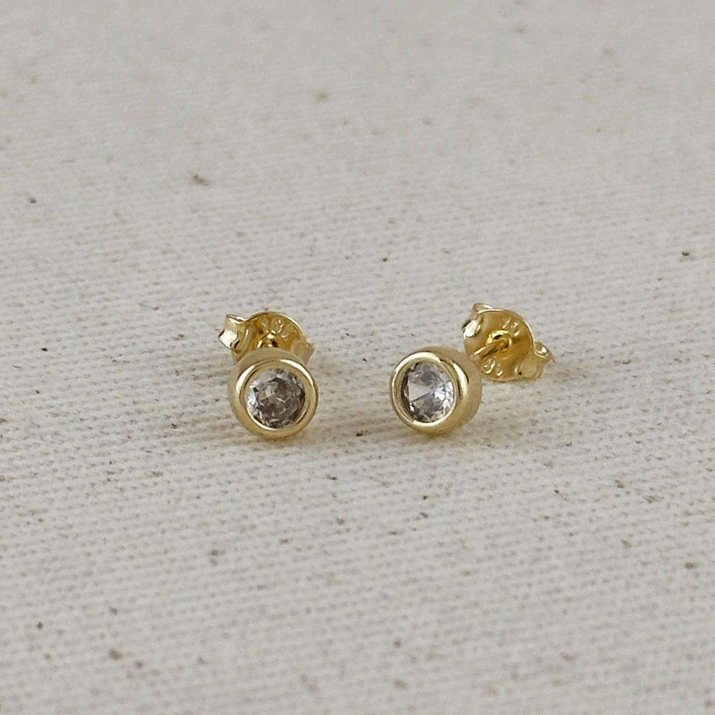 Mini Round CZ Studs