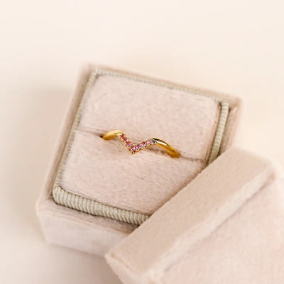 Pink Lambda Ring
