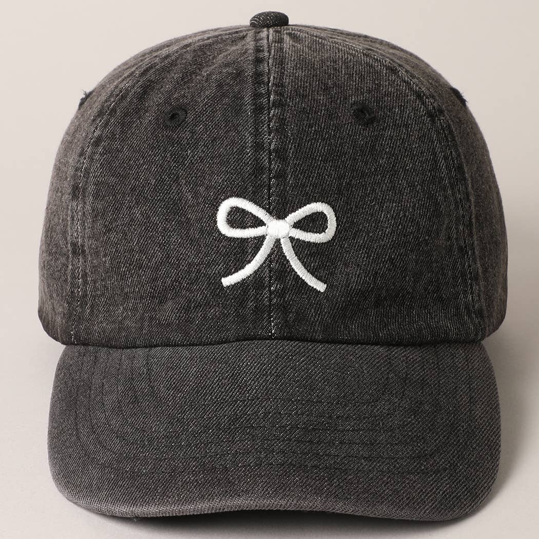 Bow Cord Baseball Cap